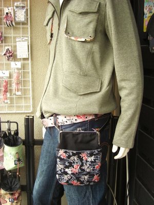 画像2: がま口シザー＆ショルダーバッグ　ＭＥＮ's　＆　ＲＥＤＹ 's