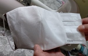 画像10: 着るマスク!気分上げて!お洒落な布マスク!洗って使える! きんとと家オリジナル!