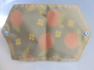 画像3: マスクケース(大)(小) 撥水加工生地 軽い マスク生活を楽しもう 簡単に消毒できる!