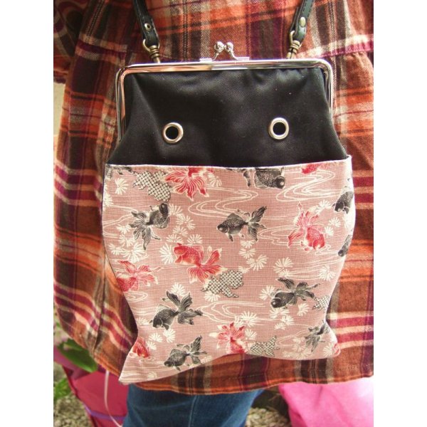 画像9: 新型金魚　がま口シザー＆ショルダーバッグ　ＭＥＮ's　＆　ＲＥＤＹ 's (9)