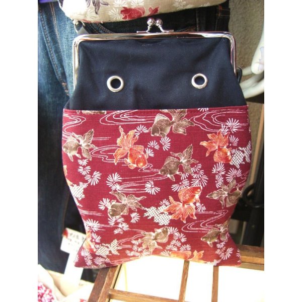 画像4: 新型金魚　がま口シザー＆ショルダーバッグ　ＭＥＮ's　＆　ＲＥＤＹ 's (4)