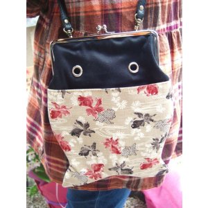 画像: 新型金魚　がま口シザー＆ショルダーバッグ　ＭＥＮ's　＆　ＲＥＤＹ 's