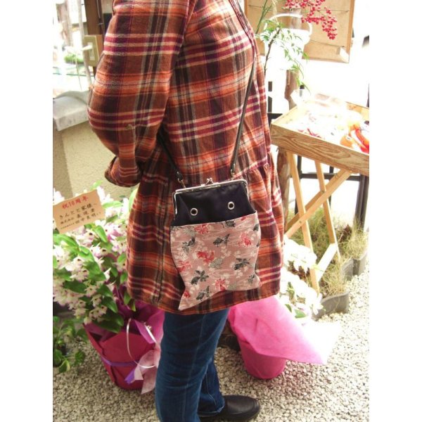 画像10: 新型金魚　がま口シザー＆ショルダーバッグ　ＭＥＮ's　＆　ＲＥＤＹ 's (10)