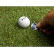 画像3: 清水焼ゴルフマーカー(1)呉須（藍色染付）タイプ (3)