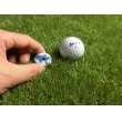 画像2: 清水焼ゴルフマーカー(1)呉須（藍色染付）タイプ (2)