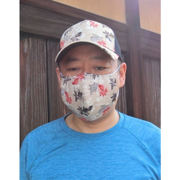 画像2: 着るマスク！気分上げて！マスクコーデ　きんとと家オリジナル！ (2)