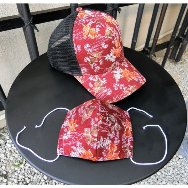 画像9: 夏マスク＆CAP　コーデ　きんとと家オリジナル！ (9)