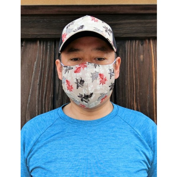 画像4: 着るマスク！気分上げて！マスクコーデ　きんとと家オリジナル！ (4)