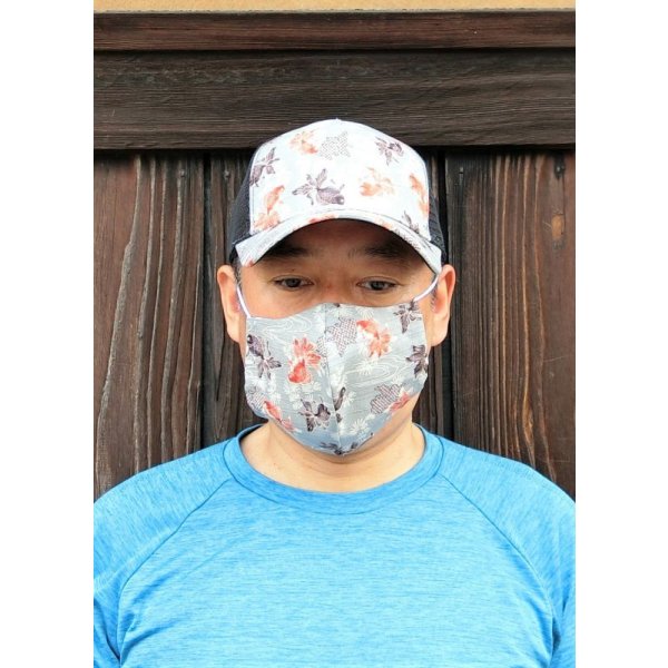 画像4: 着るマスク！気分上げて！マスクコーデ　きんとと家オリジナル！ (4)